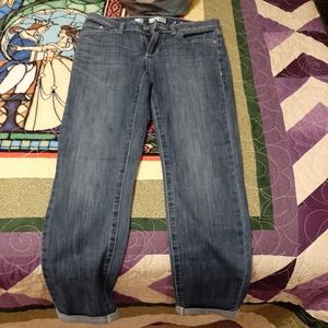 Lauren Conrad size 4 skinny cuffed ankle jeans